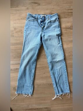 levi’s wedgie straight crop // size 26